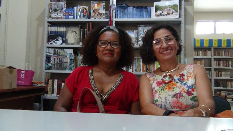 Elineusa Maria Correa e Lucilene Marinho Lopes - Professoras - Santarém
